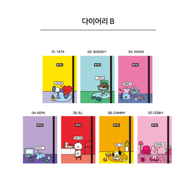 BT21 Diary B - Gambar 2